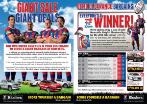 Giant Kick-Off Sale pages