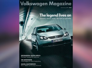Volkswagen magazine front cover