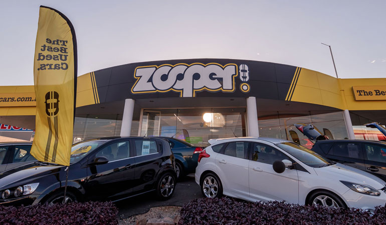 zooper used cars brand created fro A.P. Eagers
